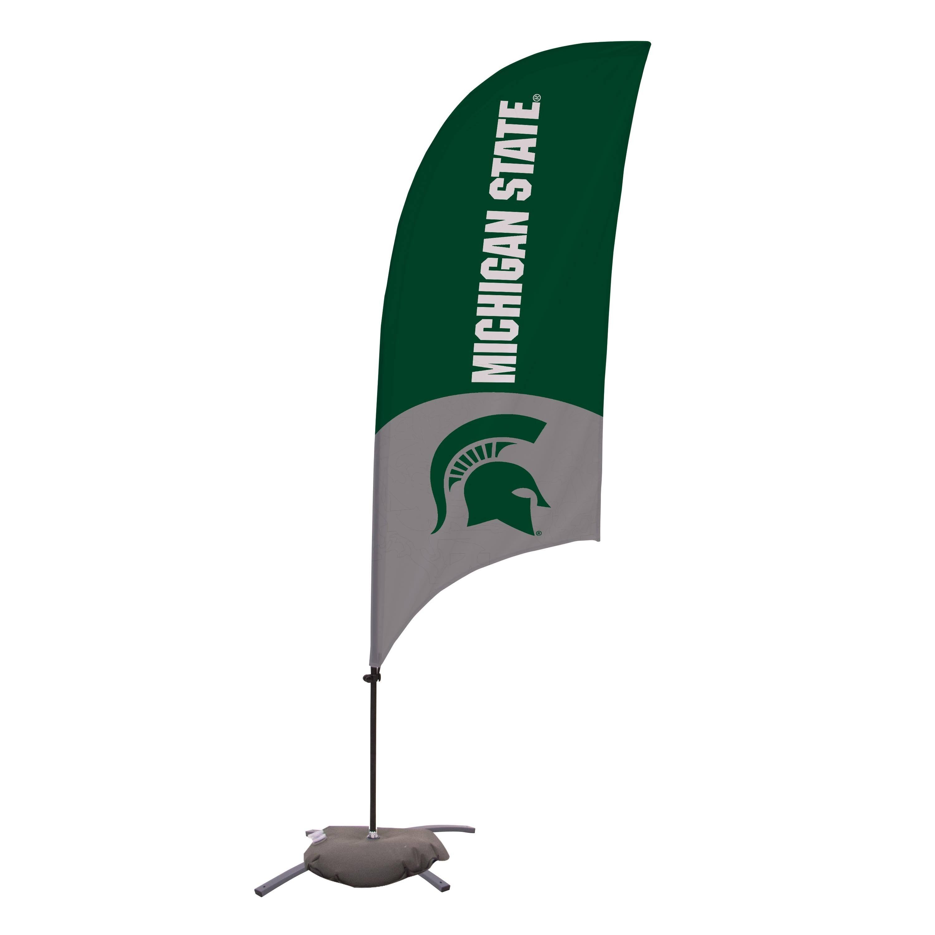 7.5' Razor Feather Flag with Cross Base Z433