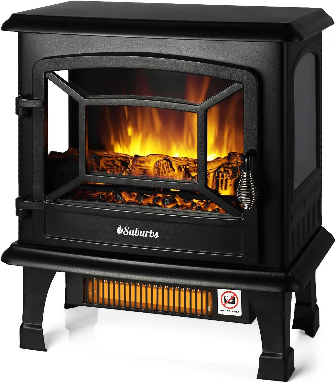 Electric Fireplace Infrared Heater with Realistic Dancing Flame Effect J593