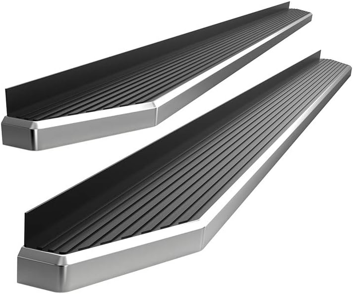 Black Powder Coated Running Boards P4622