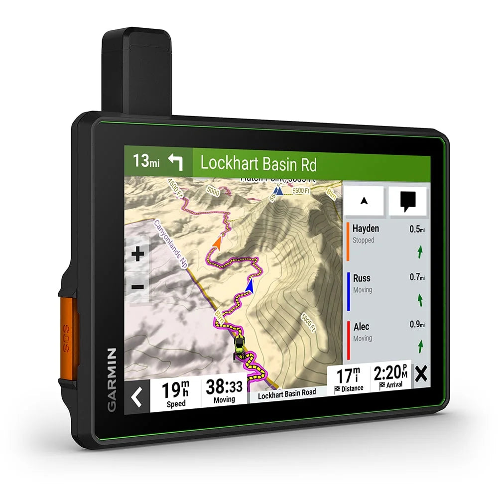 8-Inch Rugged Powersport GPS with Group Tracking & Ride Radio Q1161