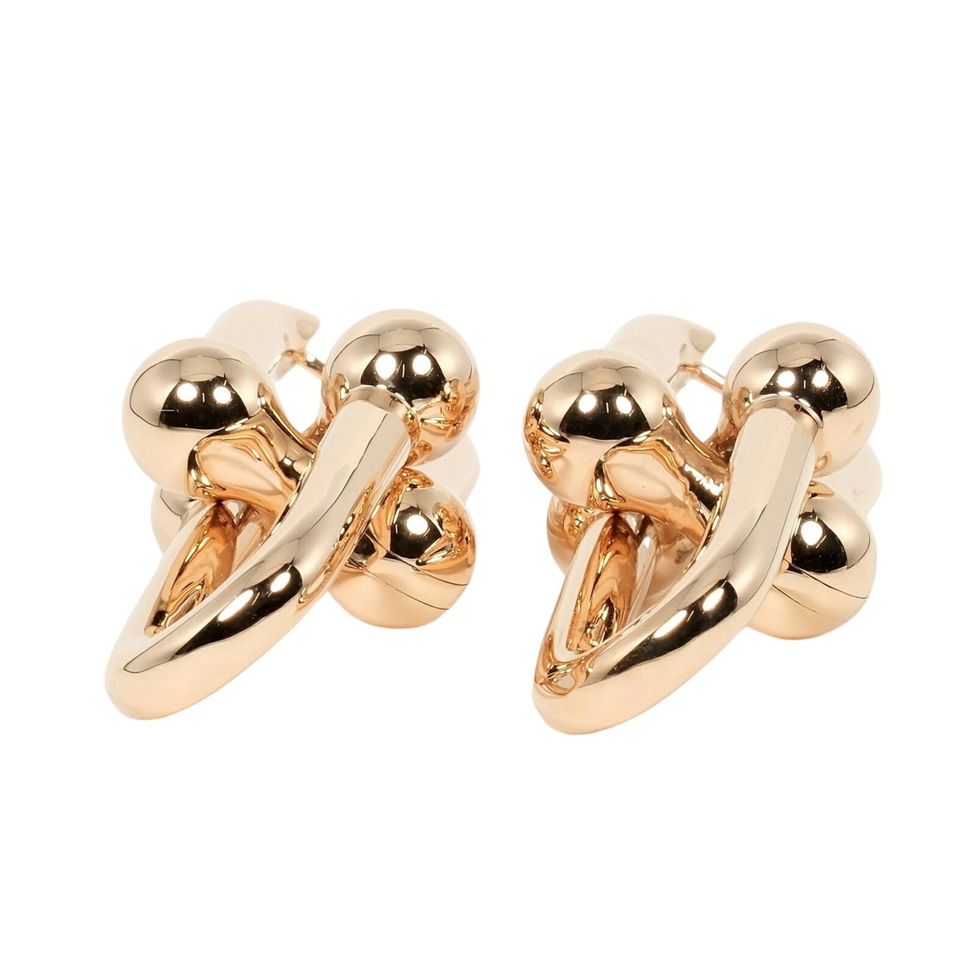 Hardware Extra Large Earrings K18 PG Pink Gold Y6393