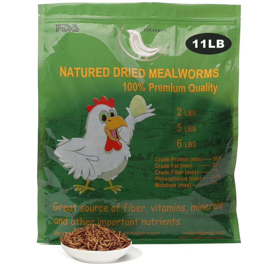 11LB Non-GMO Dried Mealworms L97752