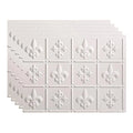 18in x 24in Gloss White Backsplash Panel (5 Pack) S278051