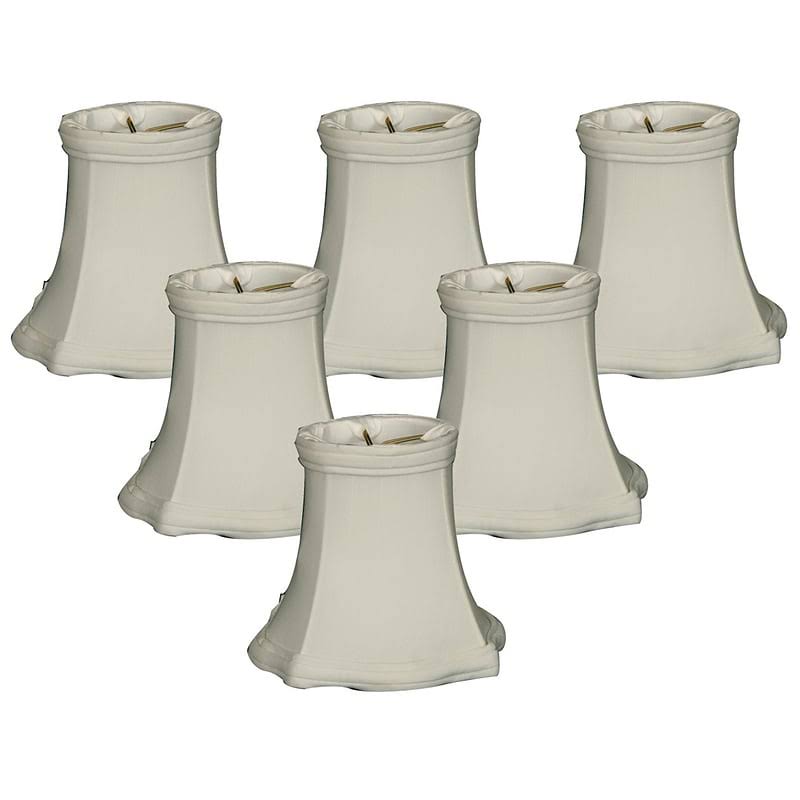 5 Shantung Bell Candelabra Shade Set of 6 X62971