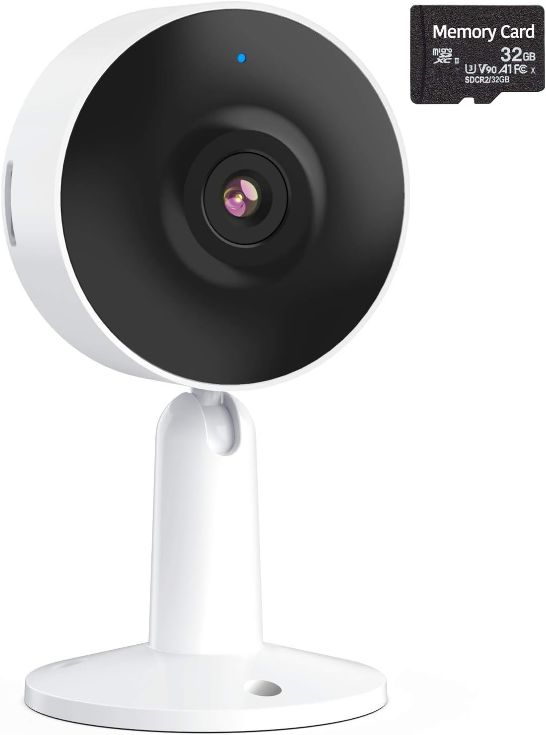 Indoor Home Security Camera 2-Pack, 1080P Full HD, Night Vision, Two Way Audio D1793