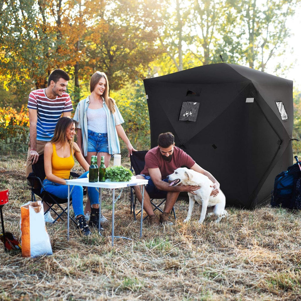 Pop-up Waterproof 2-Person Ice Fishing Tent with Carry Bag F4607