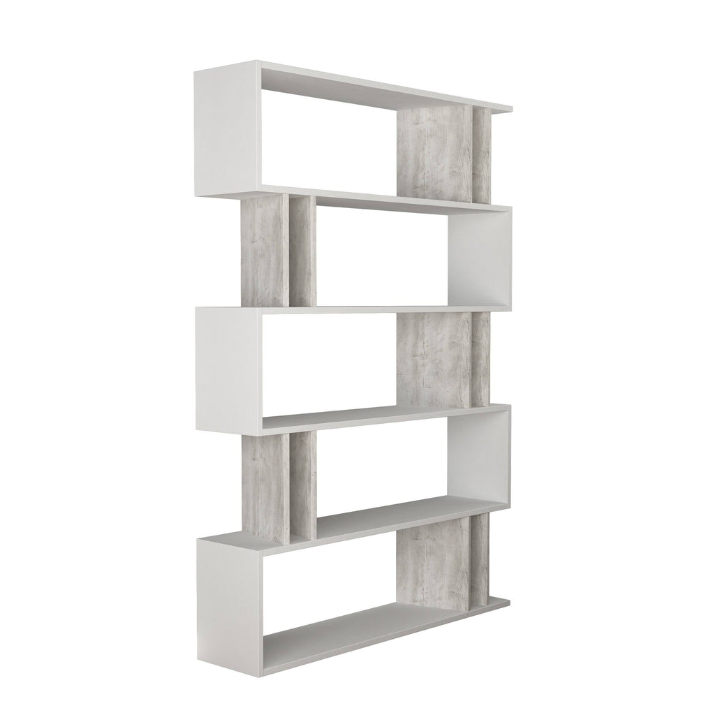 Modern Bookcase Light Mocha Dark Brown I6126