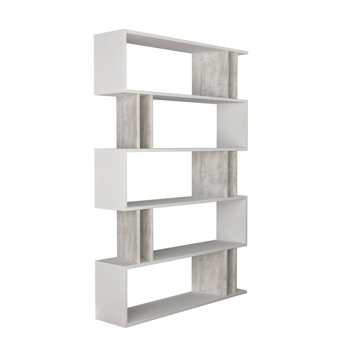 Modern Bookcase Light Mocha Dark Brown I6126