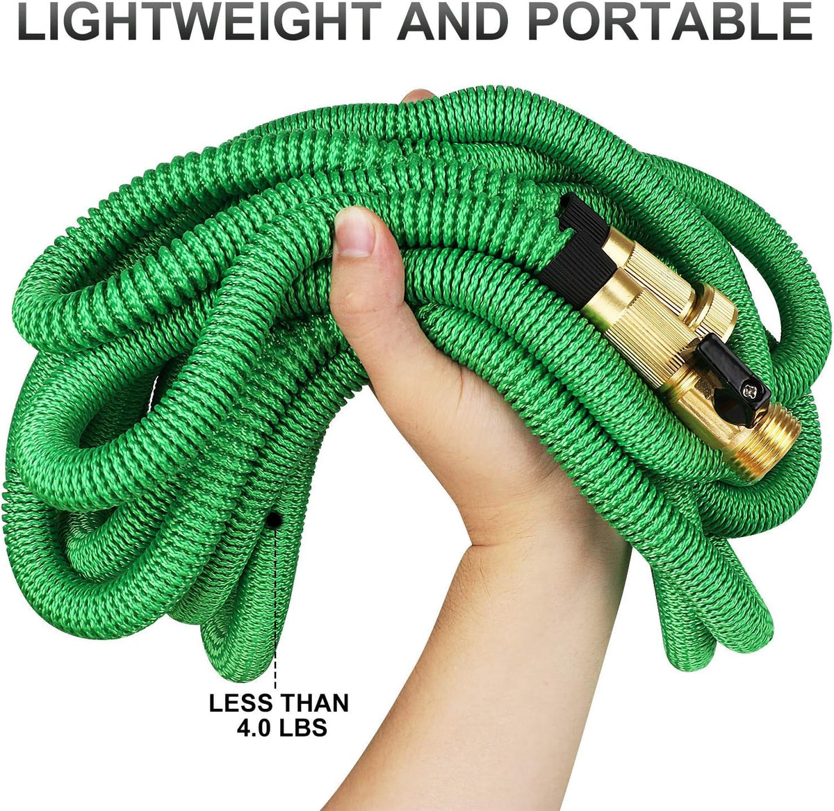 Expandable Garden Hose Pack of 2 with Brass Connectors S896