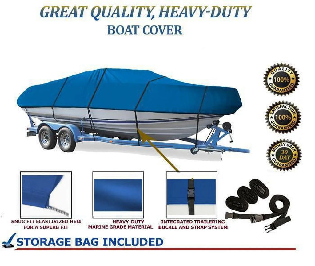 Boat Cover for Bayliner Bass 1810 FM Fish/Ski O/B 86-89 A9467