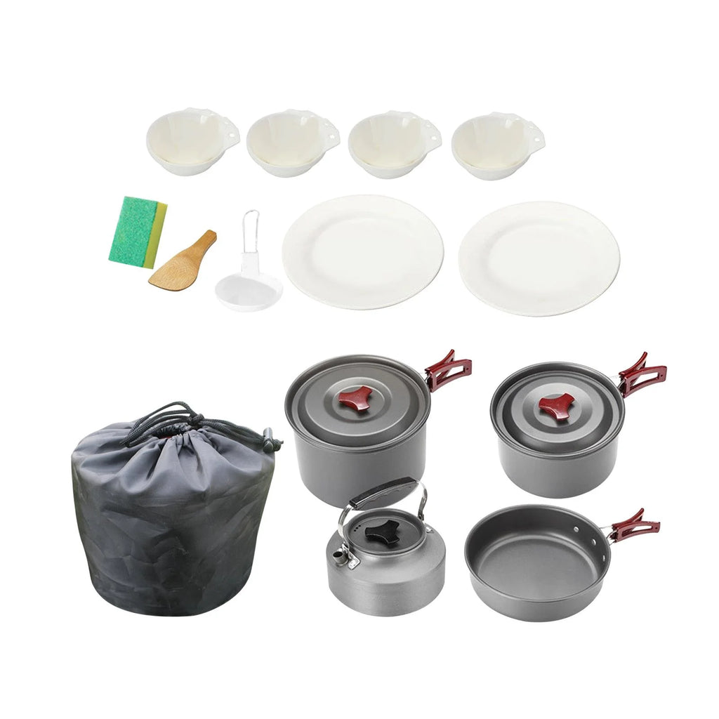 Camping Cookware Non Stick for Campfire Q619