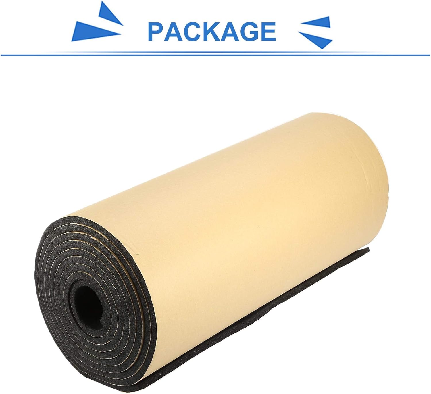 315mil Acoustic Absorption Heatproof Wave Foam Mat 21.5sqft Pack of 2 E673