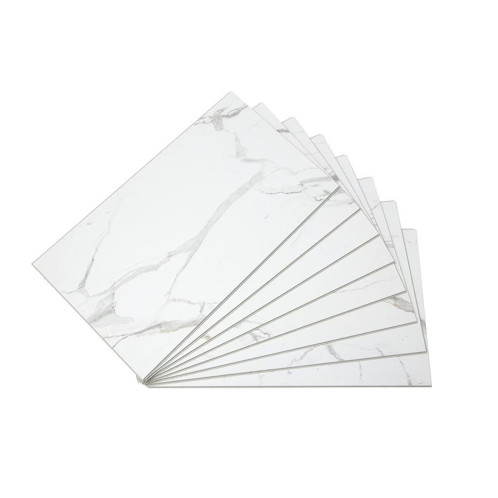 Vinyl Wall Tile in Carrara Marble C232