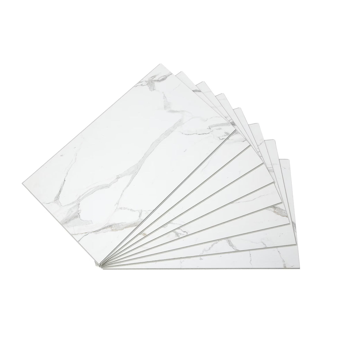 Vinyl Wall Tile in Carrara Marble C232