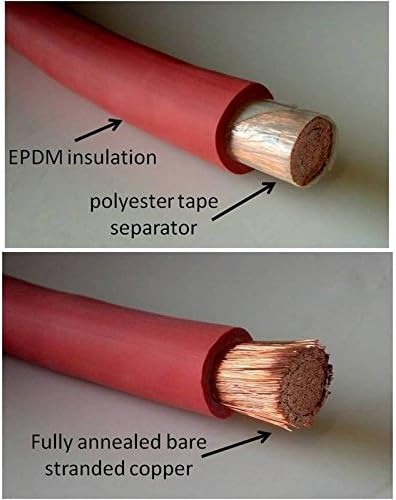 4/0 AWG Red and Black Copper Cable Wire A631