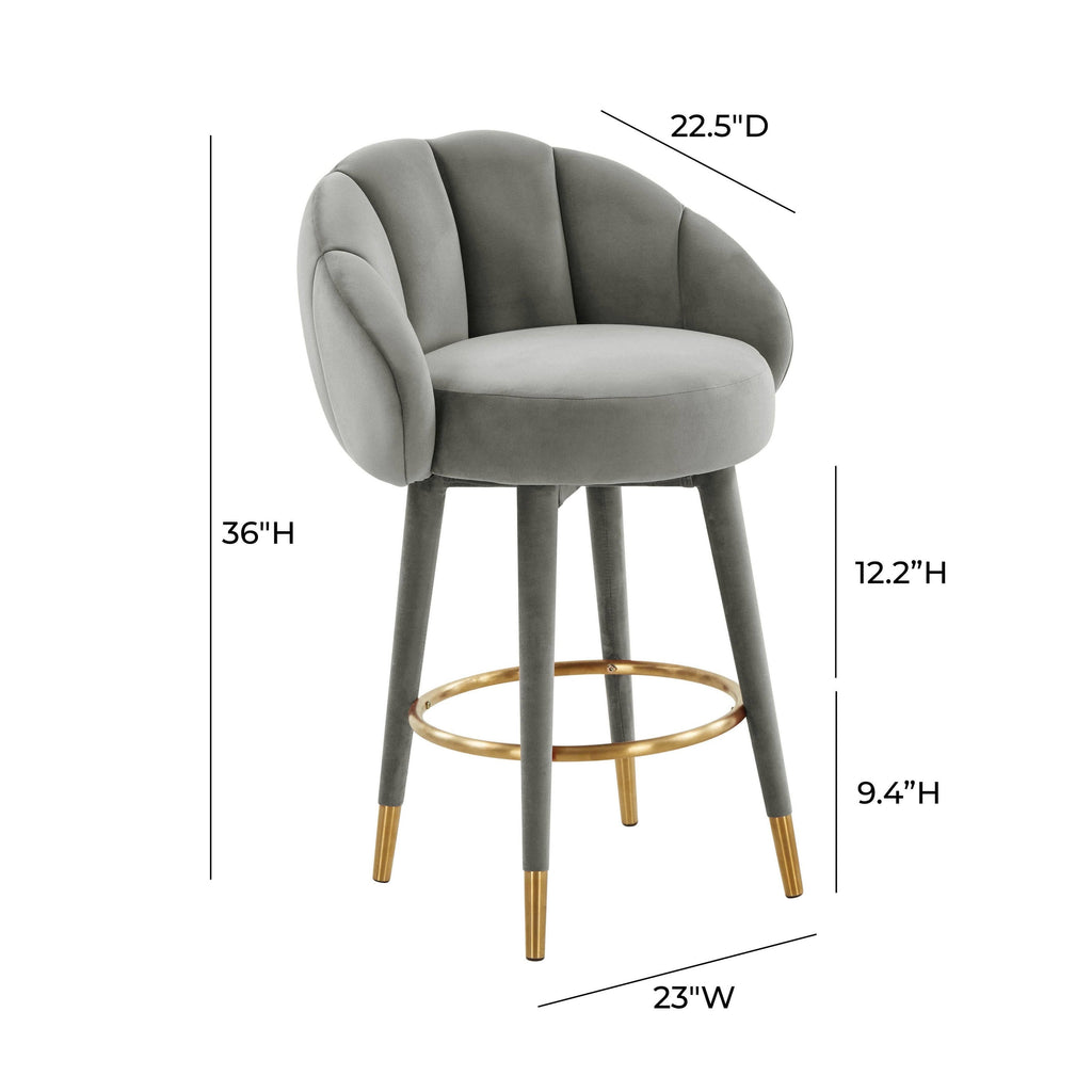 Salmon Swivel Bar Stool N617517