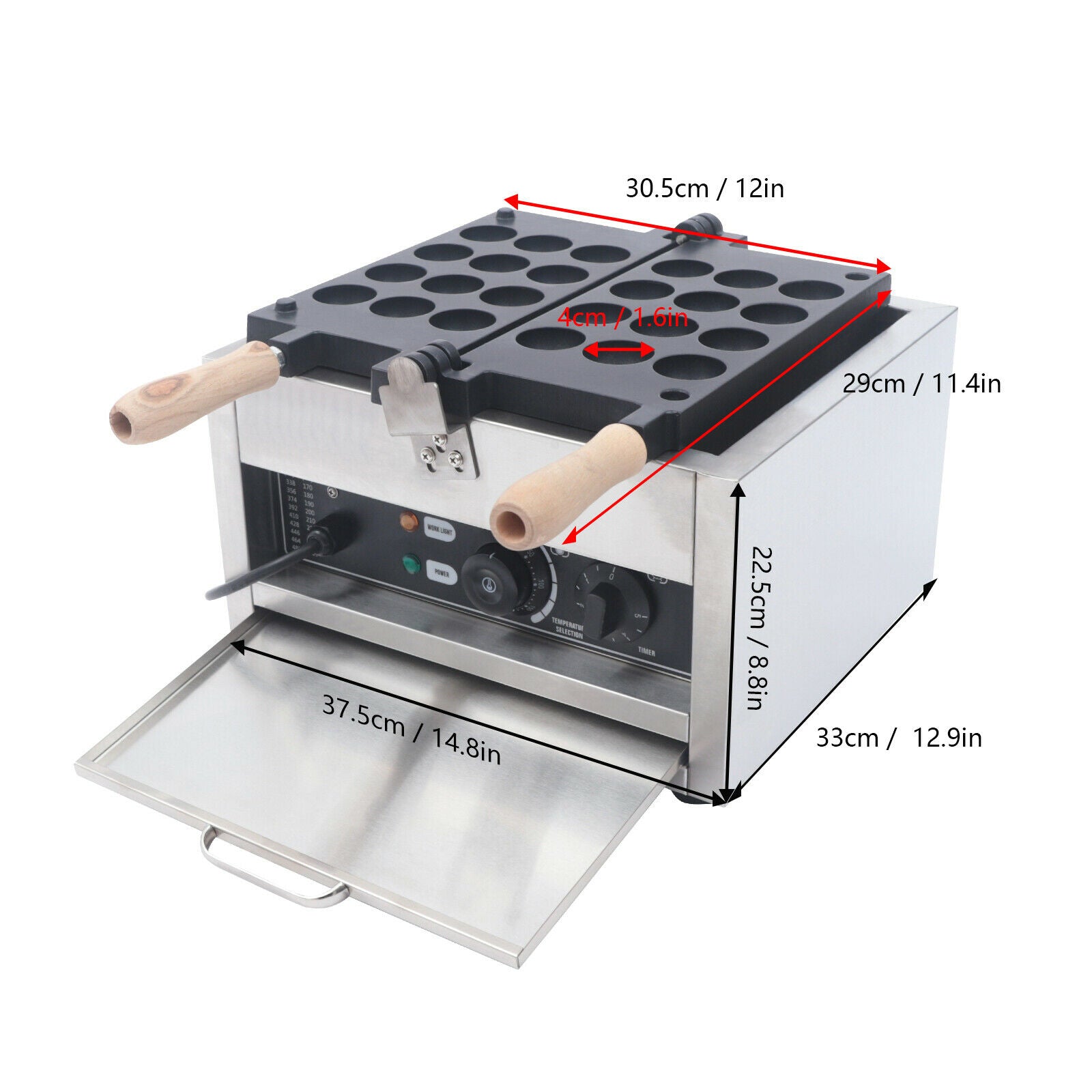 Non Stick Electric Waffle Maker W7132