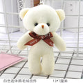White Mini Teddy Bear Plush Toy 12cm Q728264