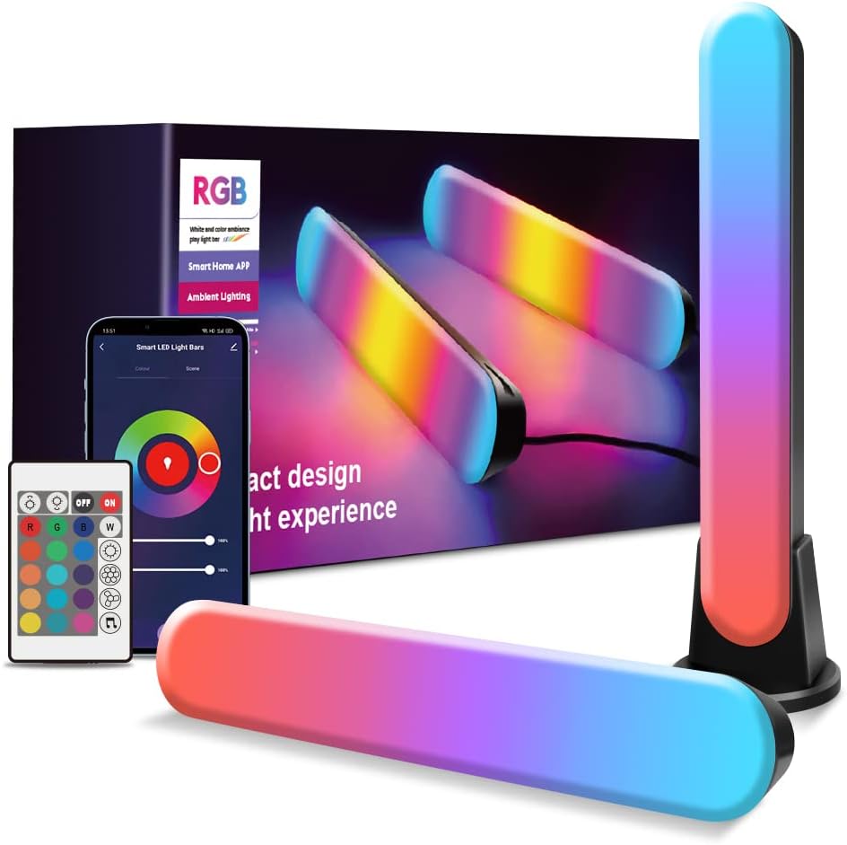 RGBIC WiFi Smart LED Light Bars Pack of 2 S440754
