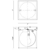 Chrome One Light Flush Mount M265311
