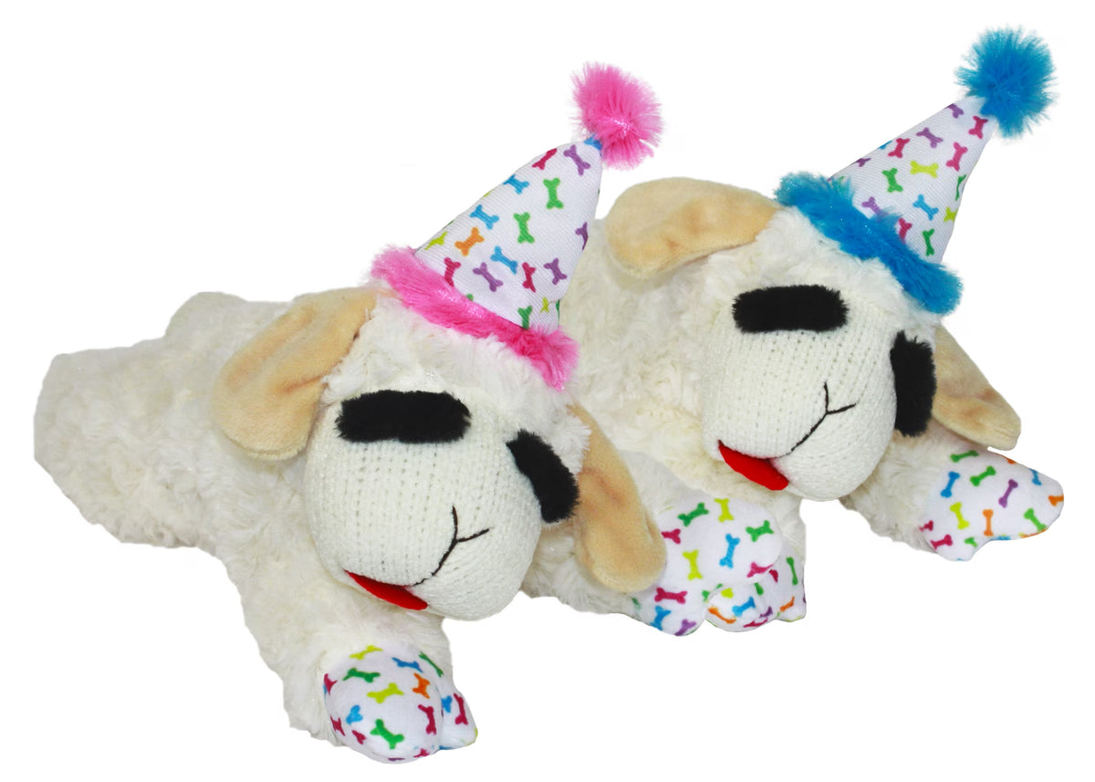Lamb Chop Dog Toy, Assorted Colors, 10.5” W274843