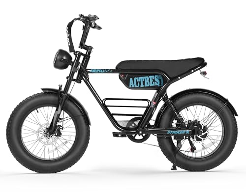 20"/16" Electric Bike, Peak 1500W/1200W, 48V 15.6Ah/10.4Ah Fat Tire Full Suspension Electric Dirt Bike I91584