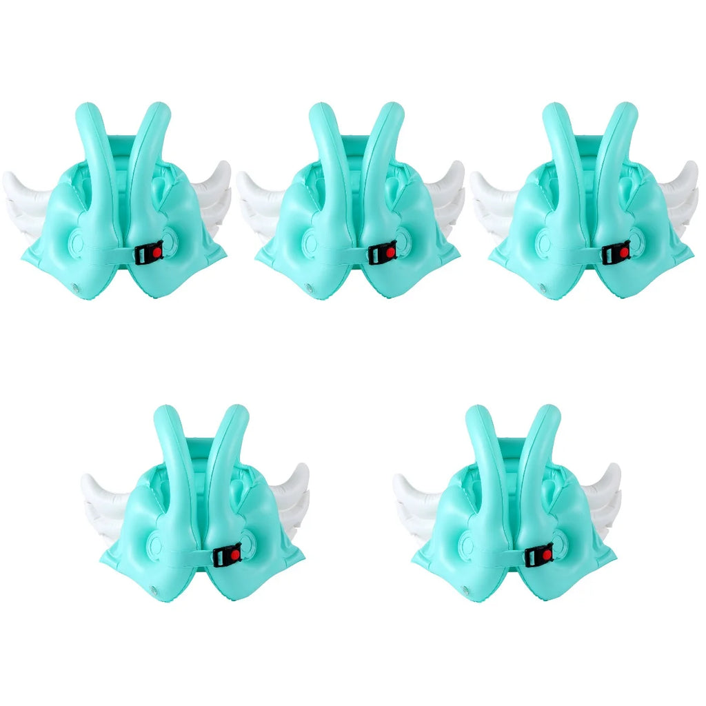 5pcs Inflatable Swim Vest Kids Angel Wing Swim Float V418526