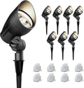 8 Pack 5 Watt LED Landscape Lights 2700K 400 Lumens I989