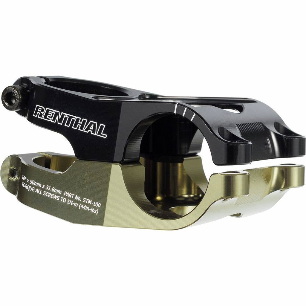 Renthal Duo Stem Black/Gold, 50mm A27925