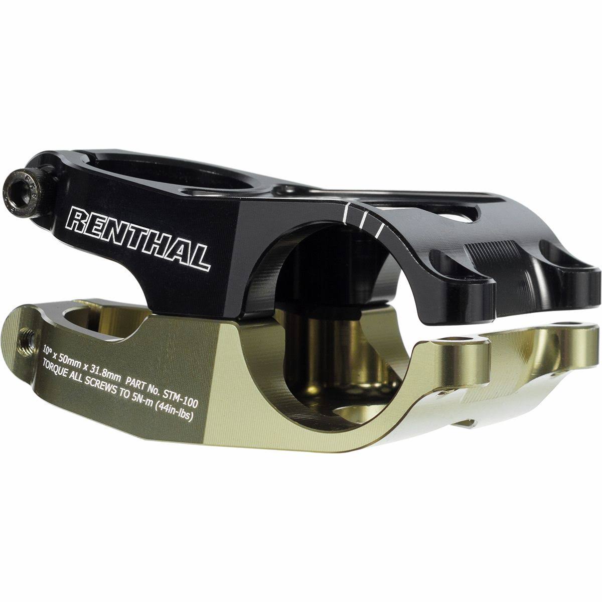 Renthal Duo Stem Black/Gold, 50mm A27925