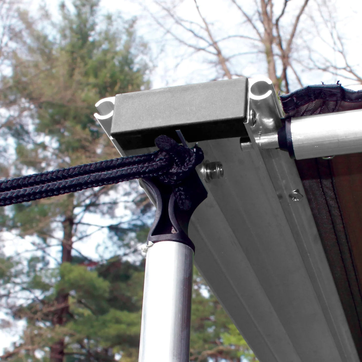 Rooftop Awning 8.2 feet by 6.5 feet Sun Shade Vehicle Shelter H739156