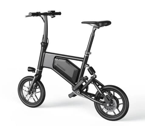 Red Folding Electric Bike J342