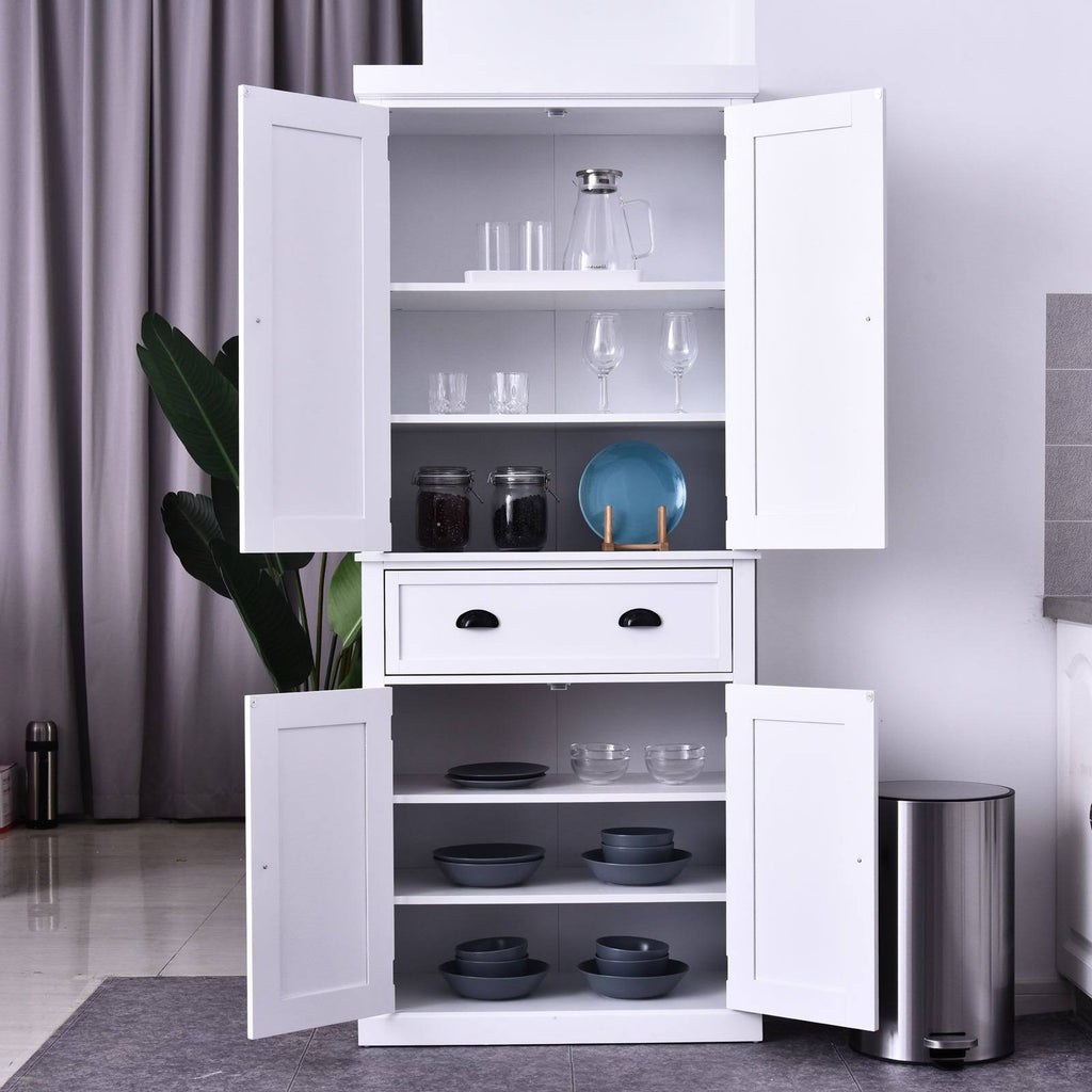 Black Freestanding Kitchen Pantry Cabinet B734133