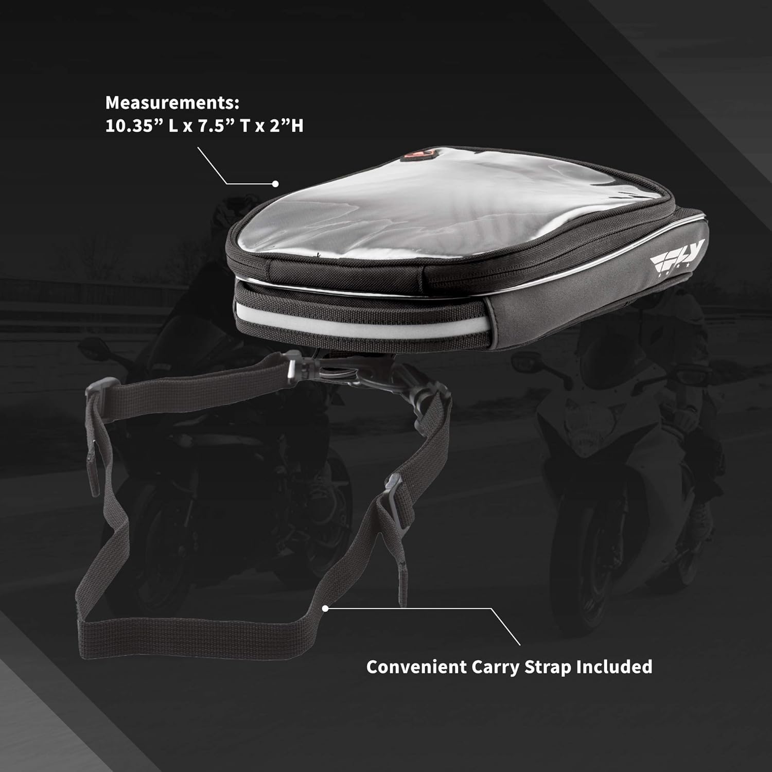 2.5-Liter Motorcycle Tank Bag U10347