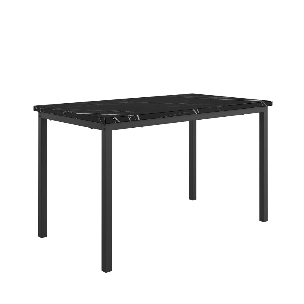 5 Piece Black Dining Table and Chairs Set R746432