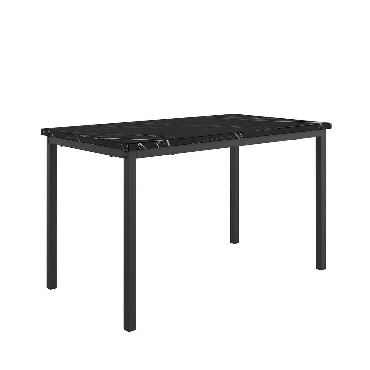 5 Piece Black Dining Table and Chairs Set R746432