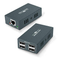 USB Extender 165ft Kit with 4 USB 2.0 Hub, Over Ethernet Cat5e/6/7 M858471