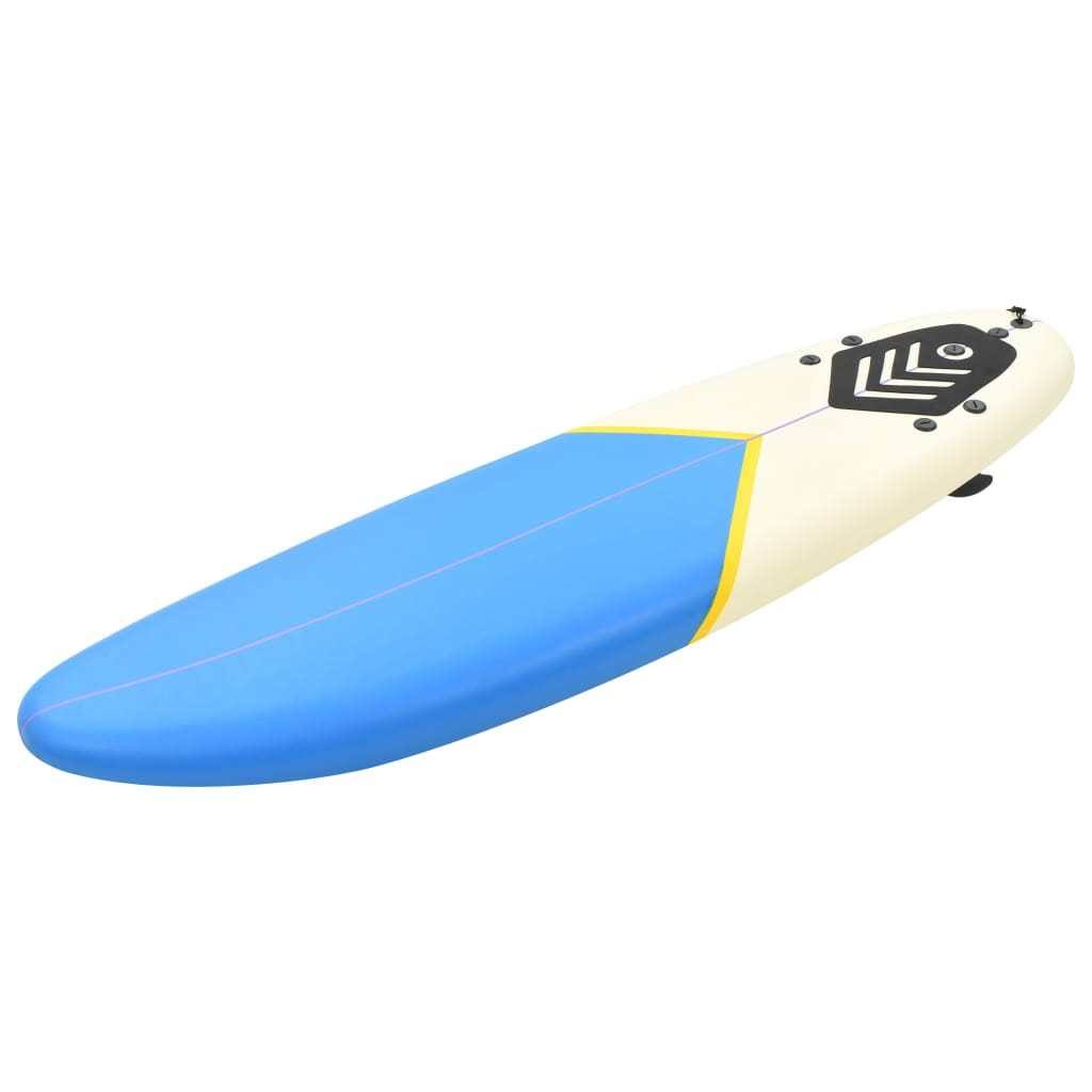 Blue and Cream Surfboard K49701