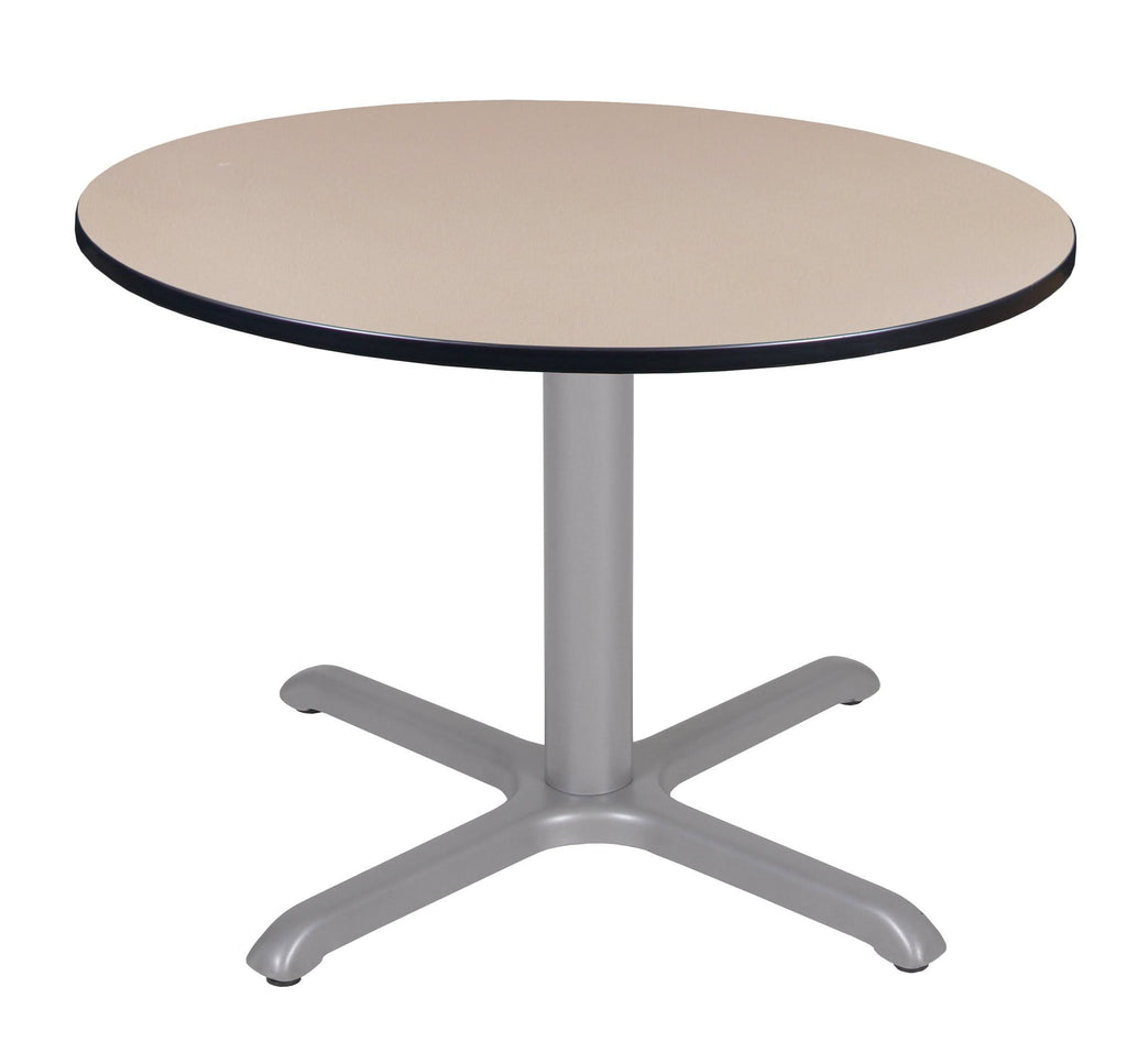 Beige/Grey Round X-Base Table G419648