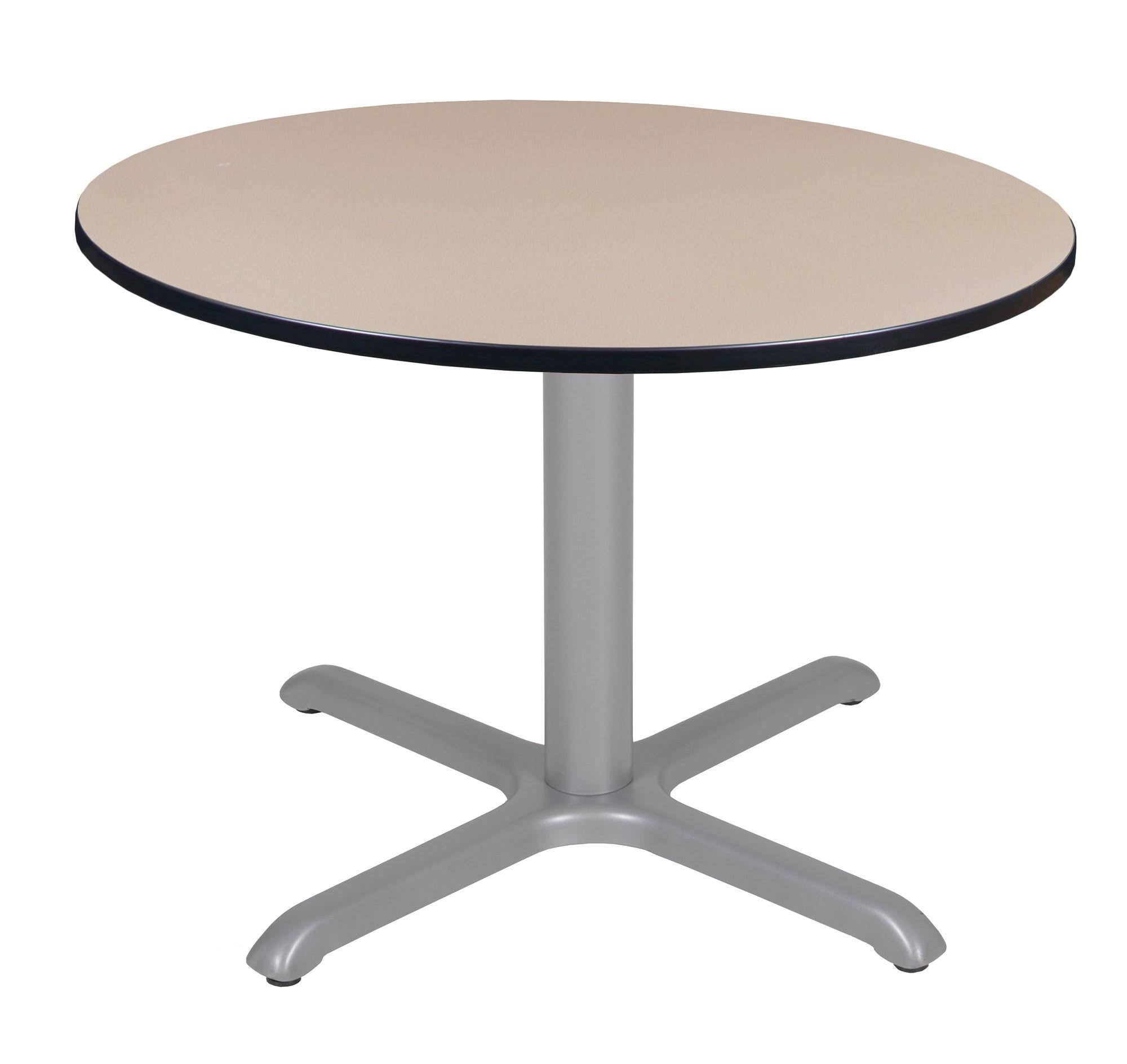 Beige/Grey Round X-Base Table G419648