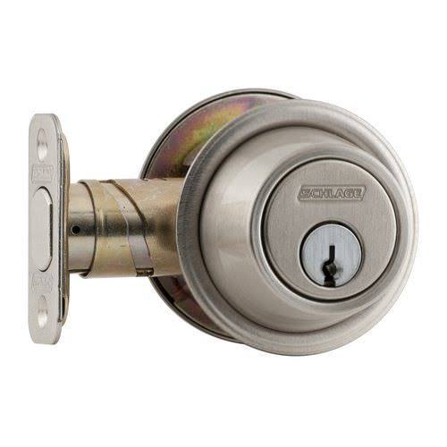 Single Cylinder Deadbolt Satin Chrome H98108
