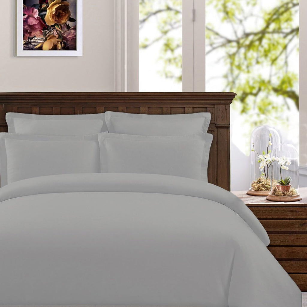 White King/Cal King Percale Cotton Duvet Cover Set O757572