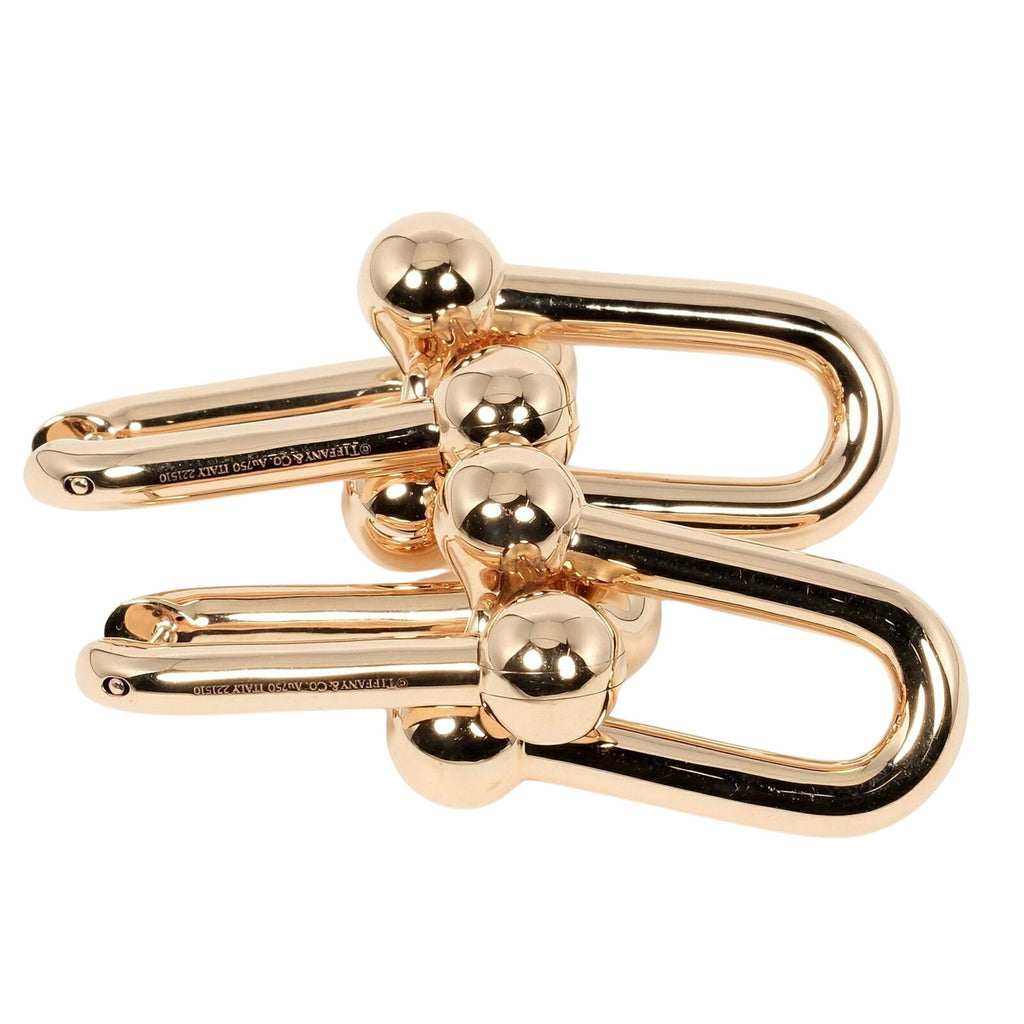 Hardware Extra Large Earrings K18 PG Pink Gold Y6393
