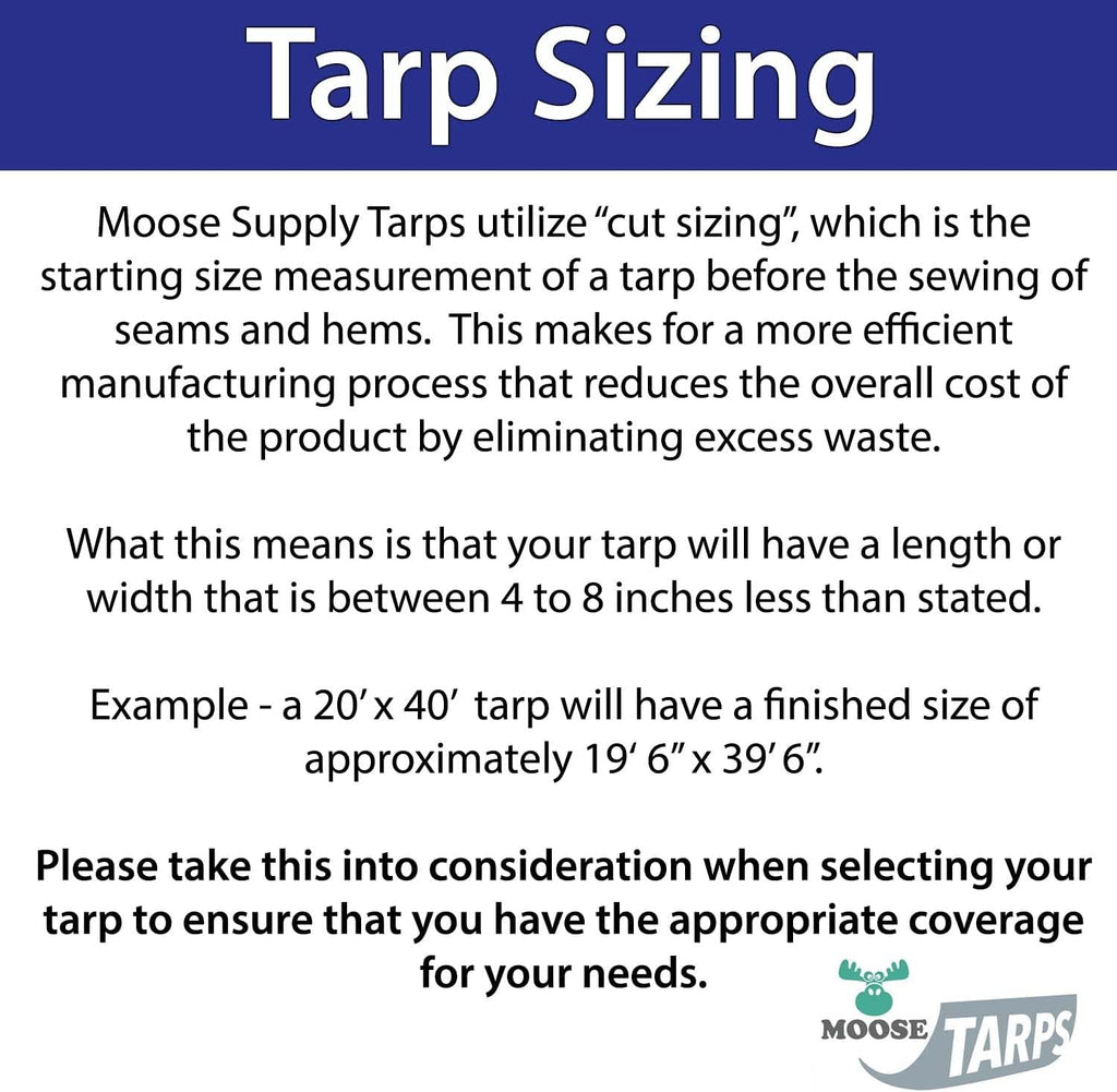 10x12 Foot Waterproof Heavy Duty Reversible Tarp J81420