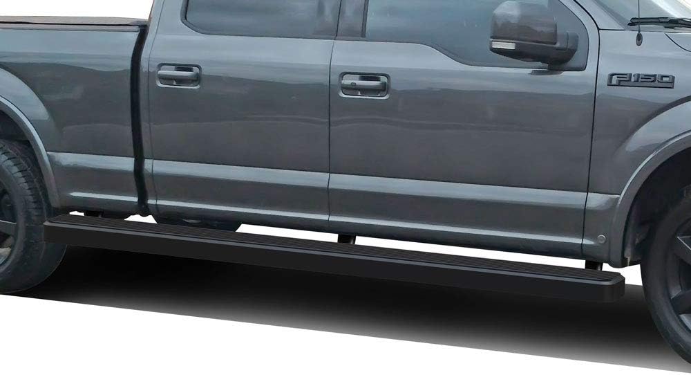 Black Powder Coated Running Boards P4622