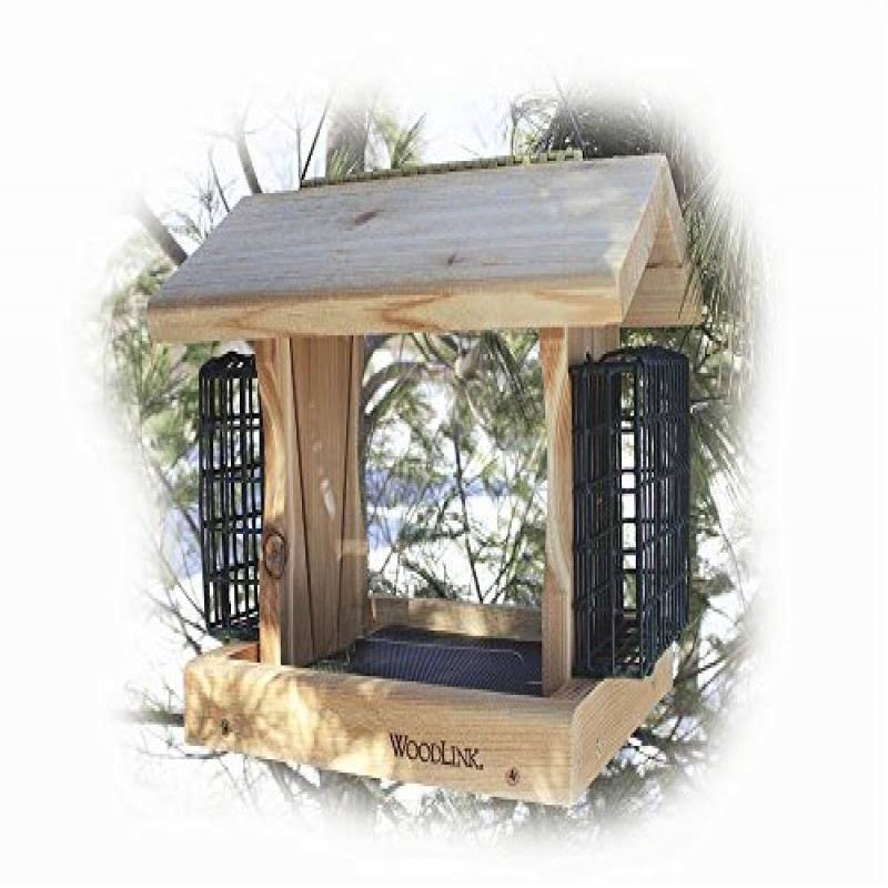 Cedar Feeder with Suet Cages L65352