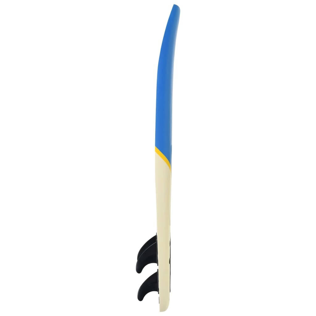 Blue and Cream Surfboard K49701