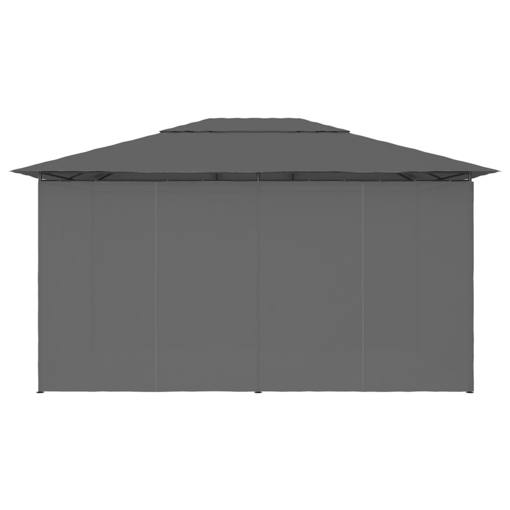 Garden Marquee with Curtains 157.4"x118.1" Anthracite X492926