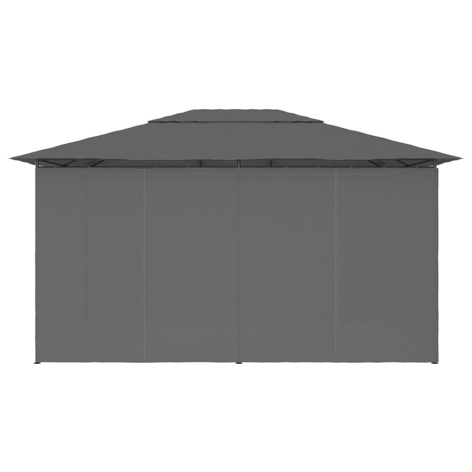 Garden Marquee with Curtains 157.4"x118.1" Anthracite X492926