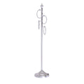 Polished Chrome Floor Standing Towel Ring Stand O933